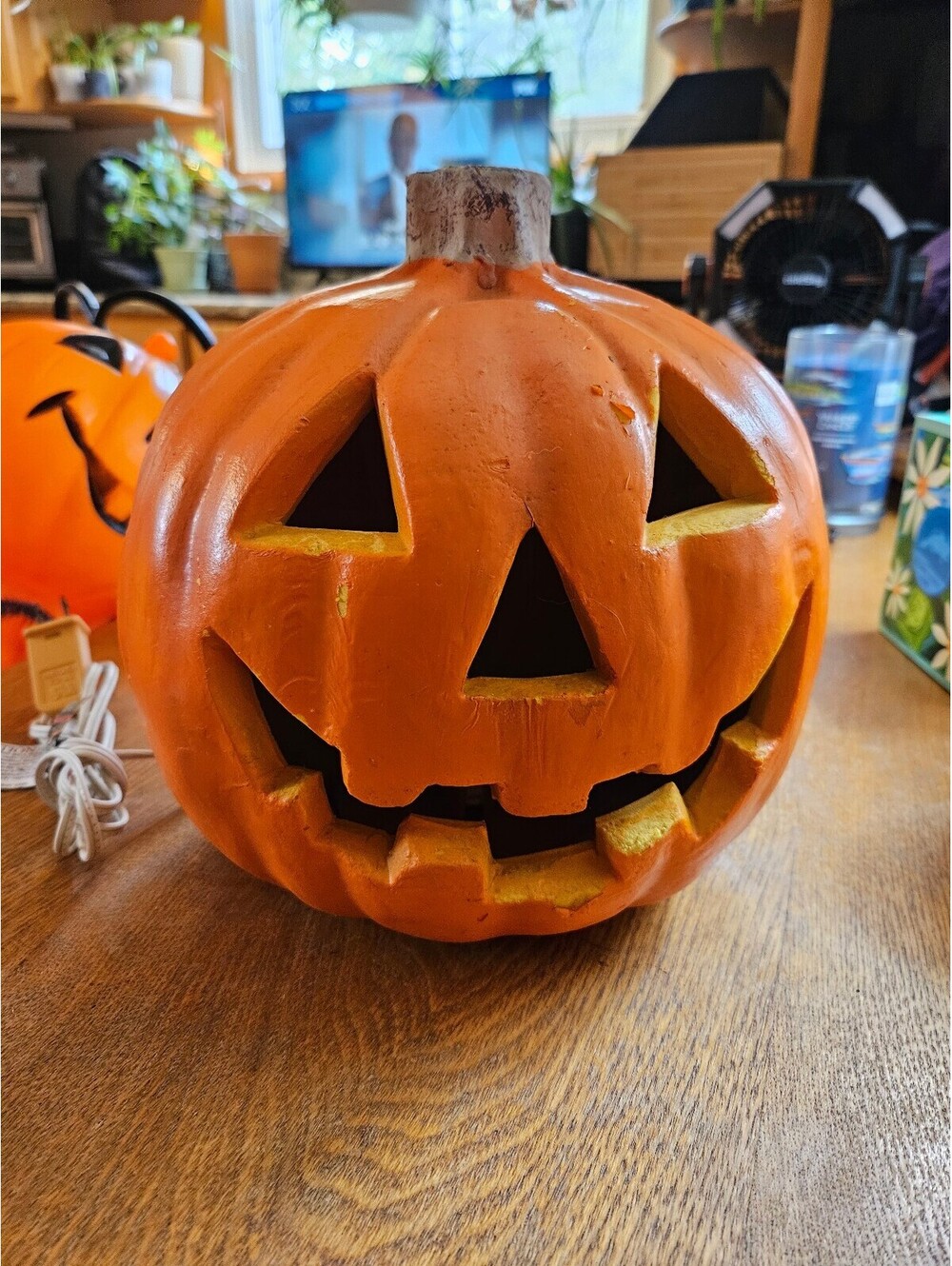 Vintage 1998 Paper Magic Group Light up Jack-O-Lantern